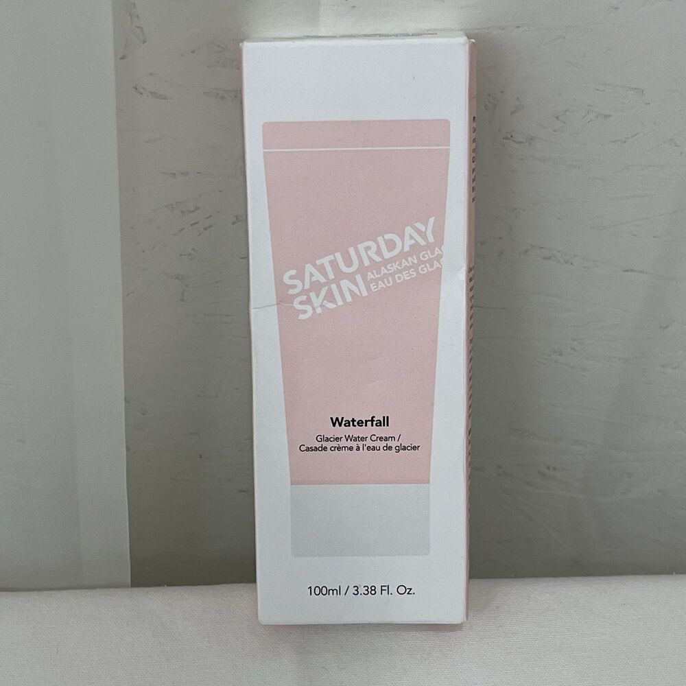 Saturday Skin NEW Glacier Water Cream Waterfall Peptide Glow 3.38 fl oz